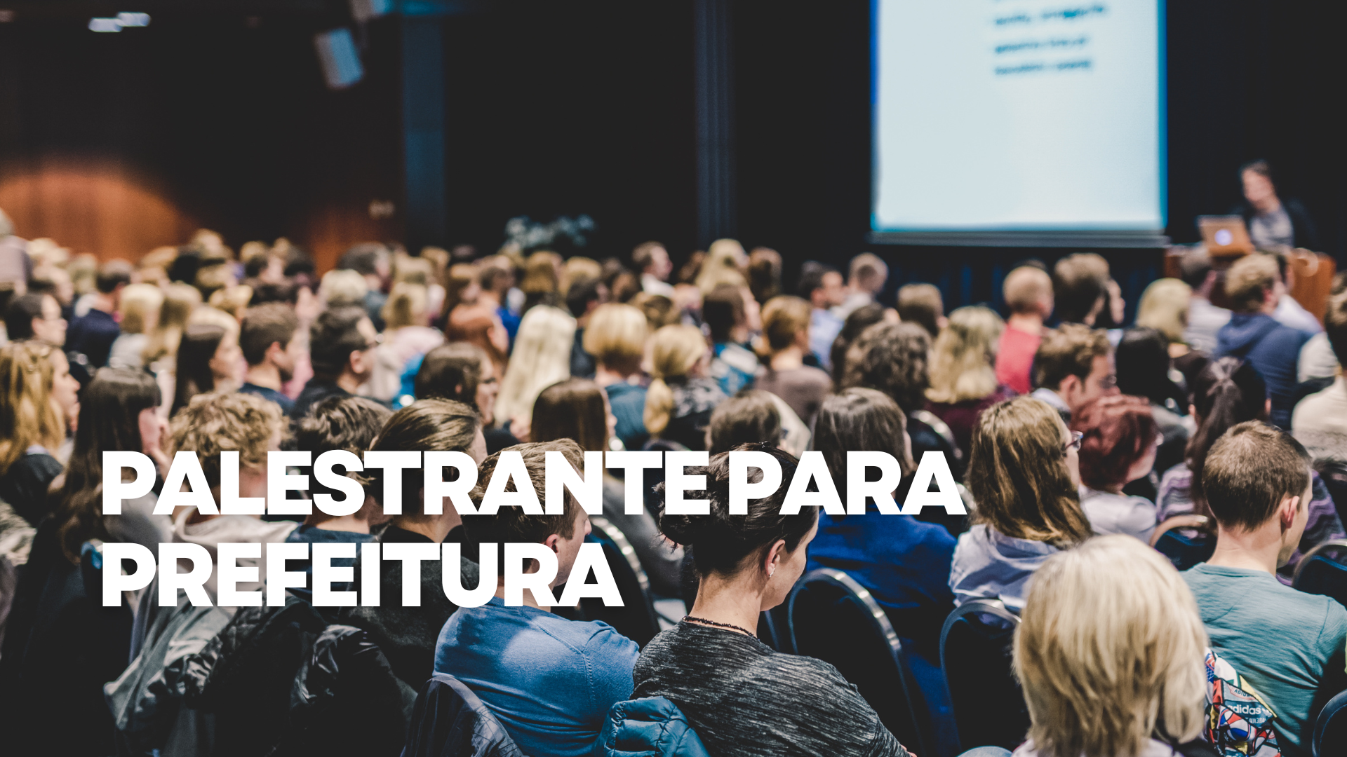 Palestrante para prefeitura